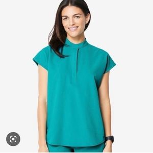 Teal Figs Scrub Top! Limited Edition Color
